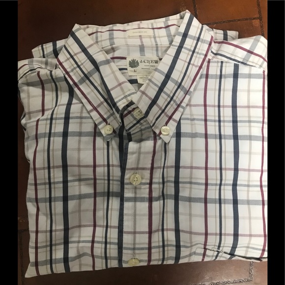 J. Crew Other - J. Crew Plaid Button Up Shirt. Sz. L. Used.